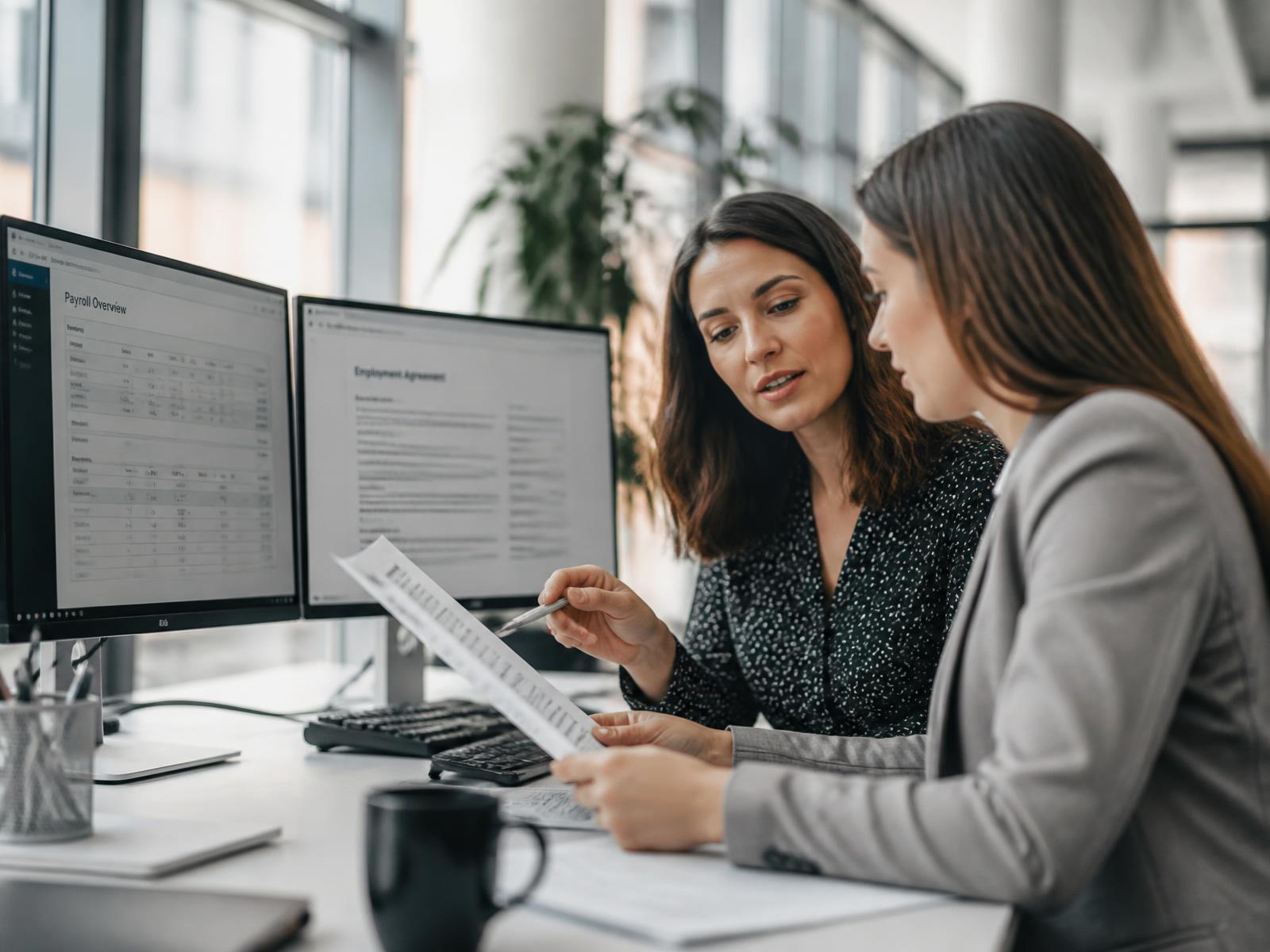 Employer of Record operations team coordinating workers across countries